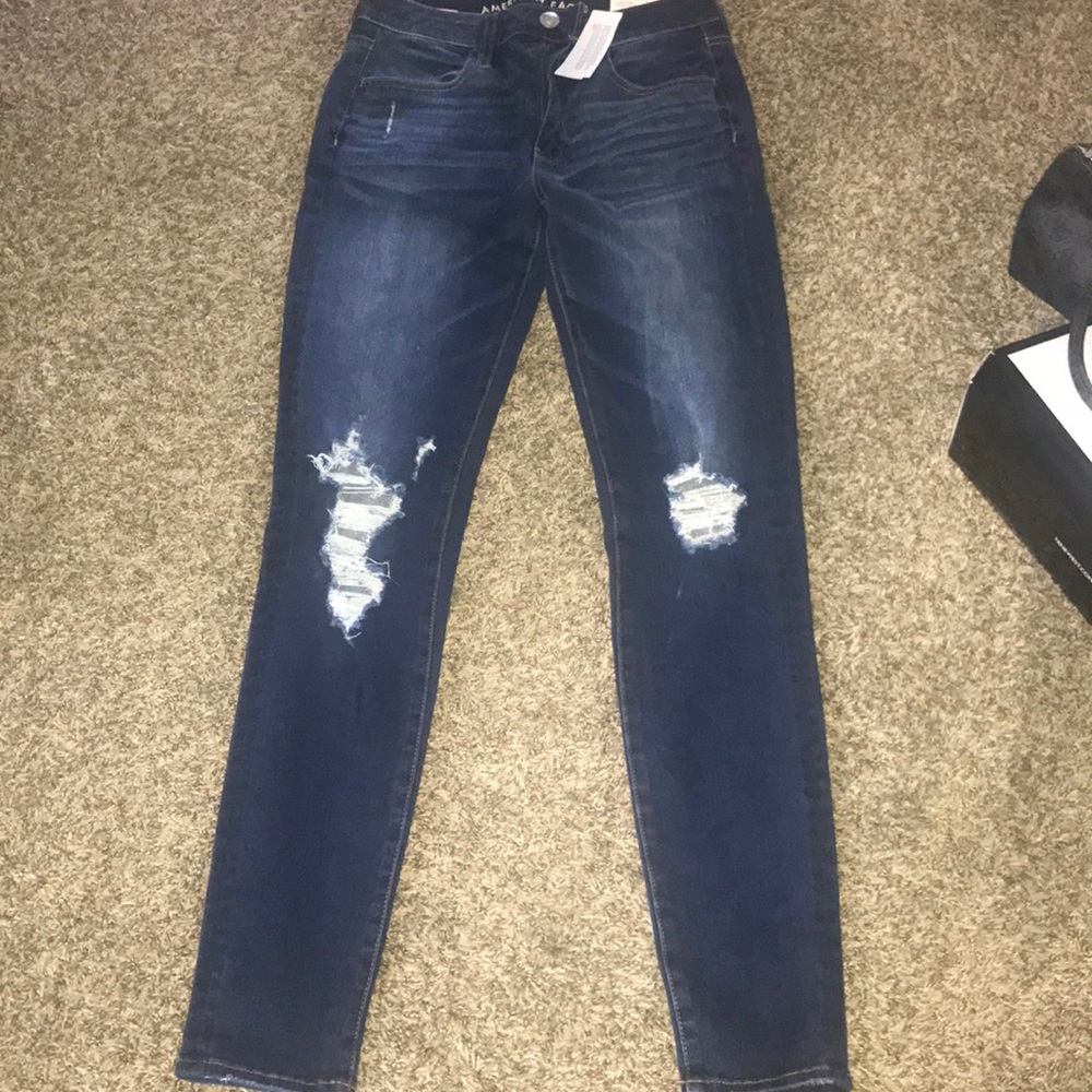 No rise jegging jean